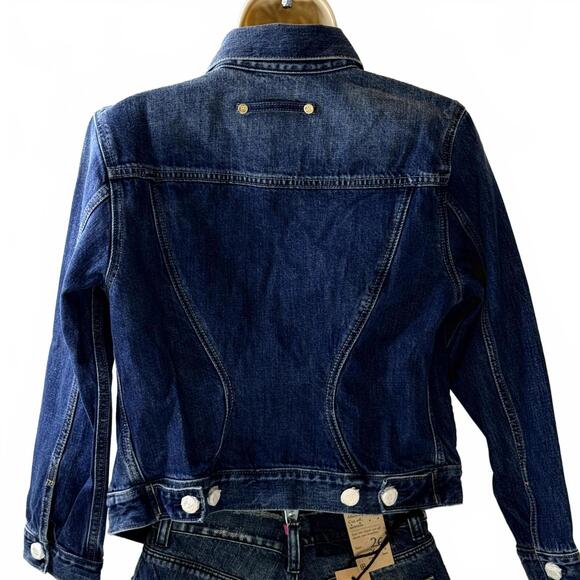 Cult Gaia x Gap Asymmetrical Denim Jacket. Women’s Small - Picture 3 of 9